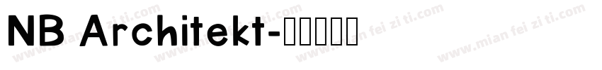 NB Architekt字体转换